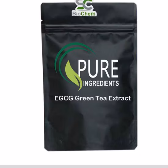 100% natural grau alimentício 98% chá polifenóis uv egcg extrato de chá verde planta de ervas com amostra grátis